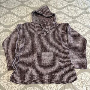 Striped Black and White Men's Sweater